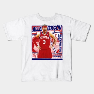 Allen Iverson // Classic Retro Comics Kids T-Shirt